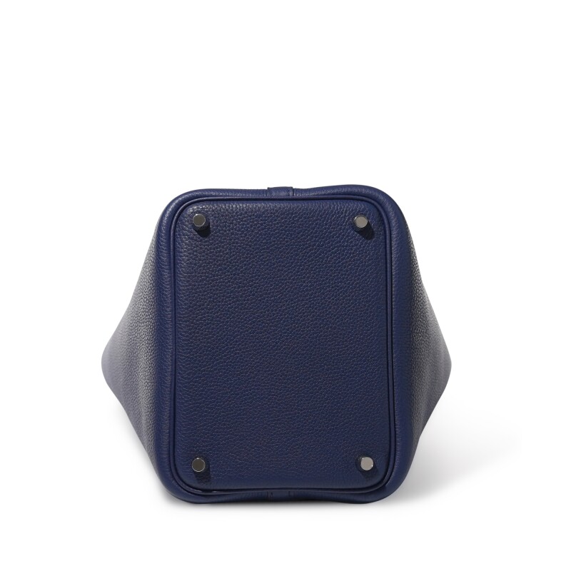 Hermès Bleu Saphir Maurice Picotin Lock 18 Palladium Hardware - Image 5